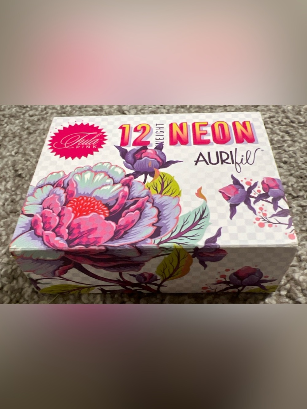Tula Pink Aurifil Thread 12 Weight Neon 3 Pack